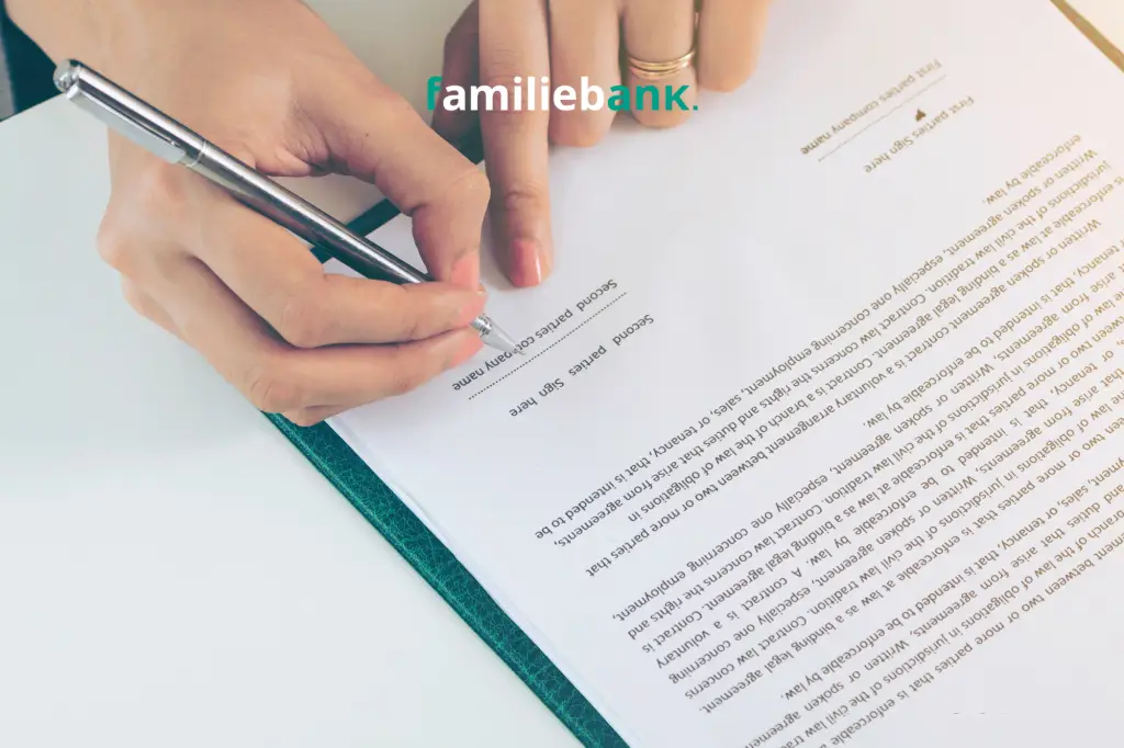 Familiehypotheek overeenkomst
