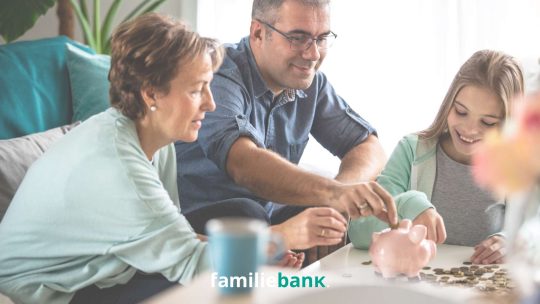 Schenken familie familiebank