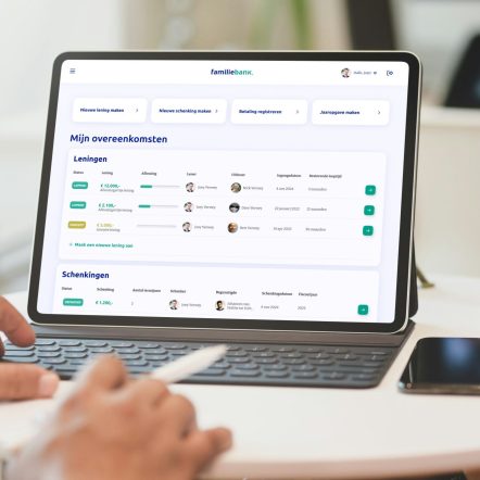 Familiehypotheek dashboard