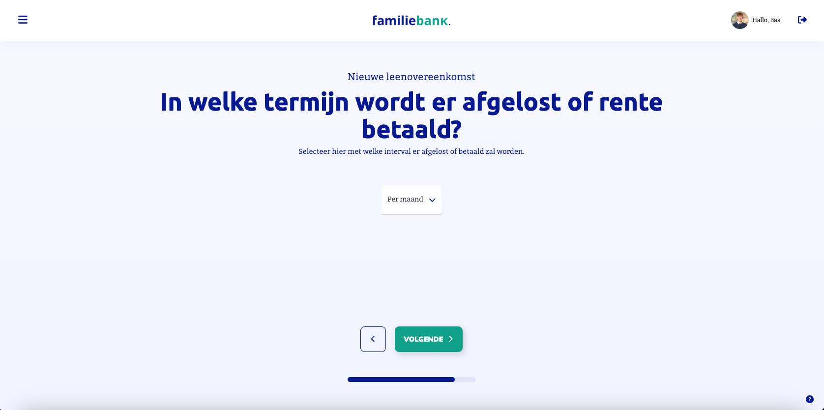 Stap 21: Looptijd lening