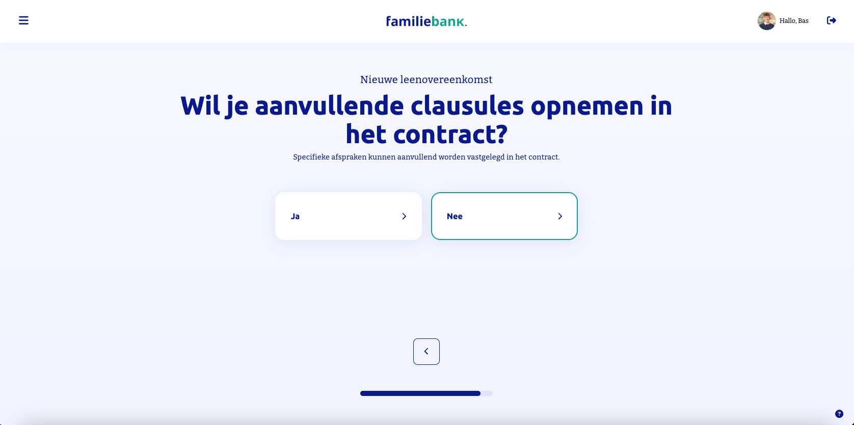 Stap 23: Rente over deze familielening