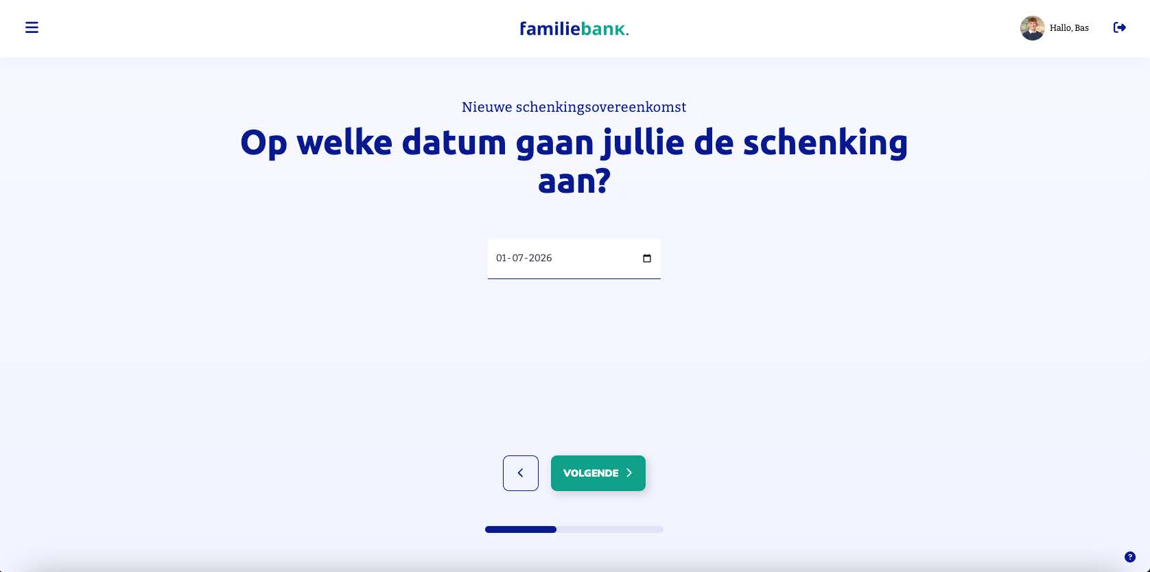 Stap 5 in Familiebank
