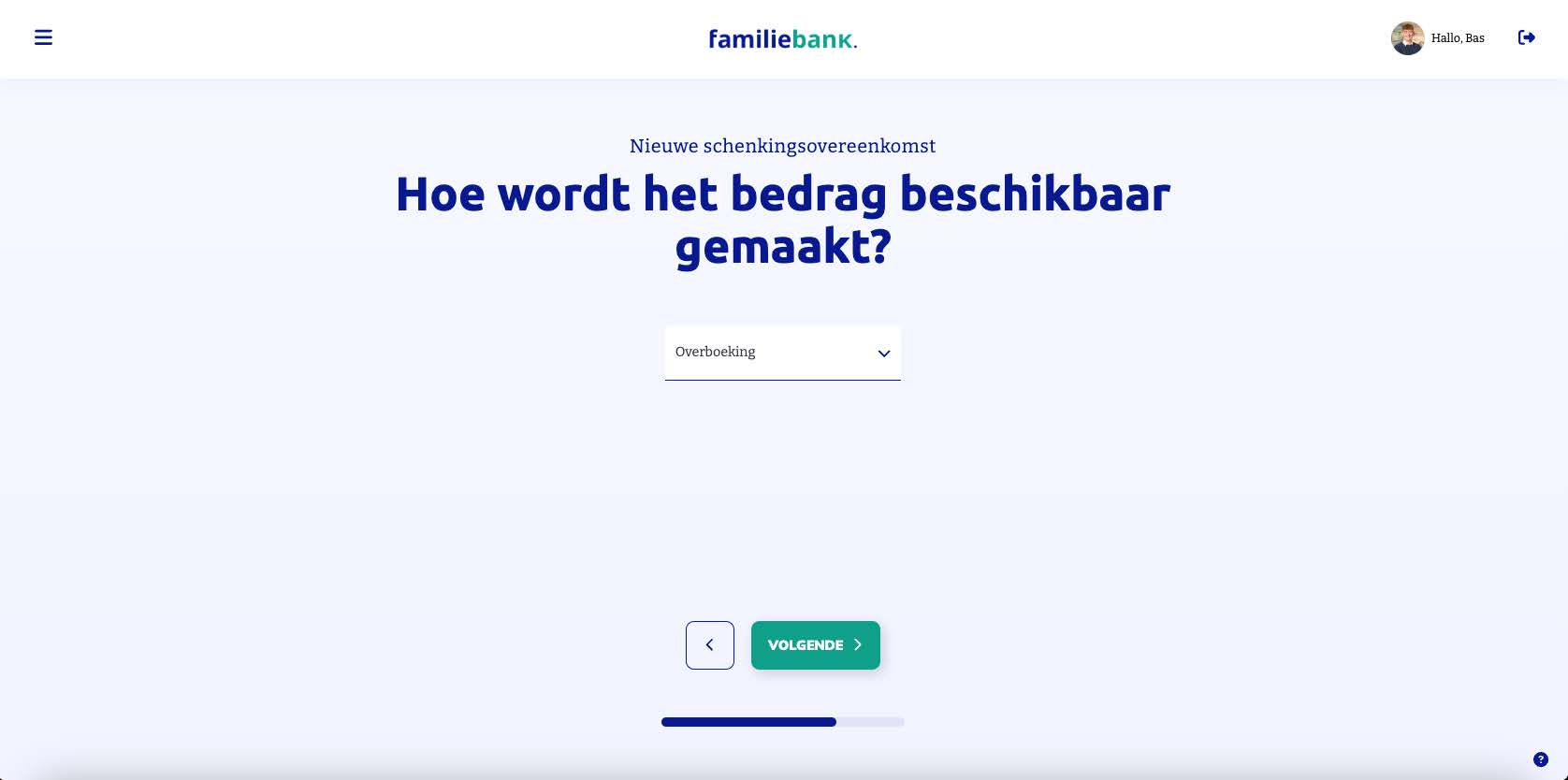 Stap 8 in Familiebank