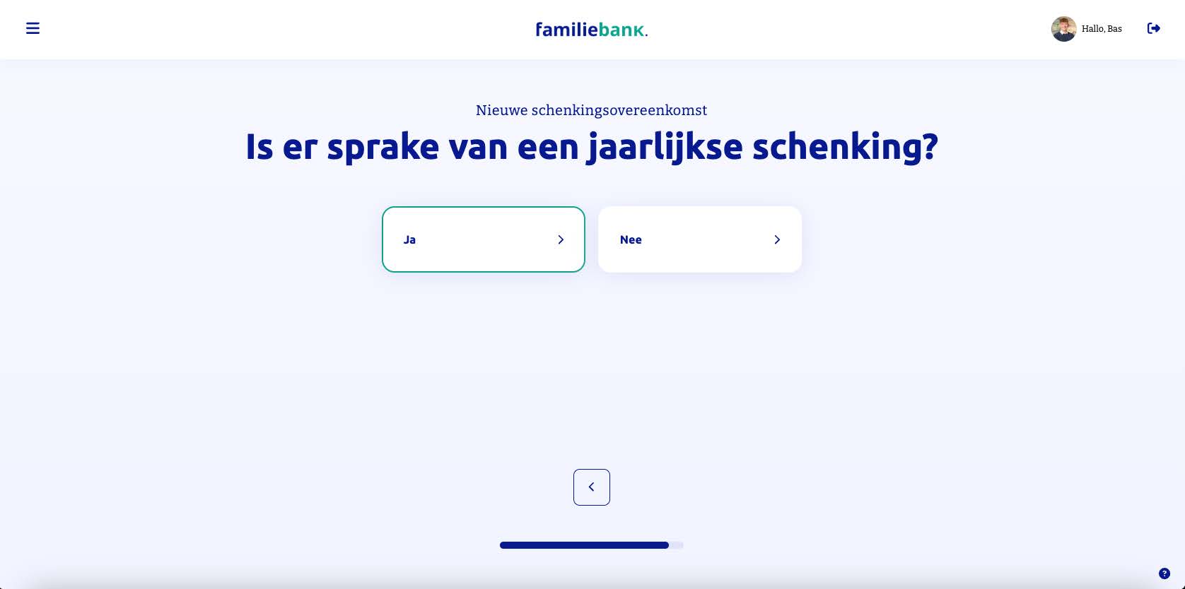 Stap 10 in Familiebank