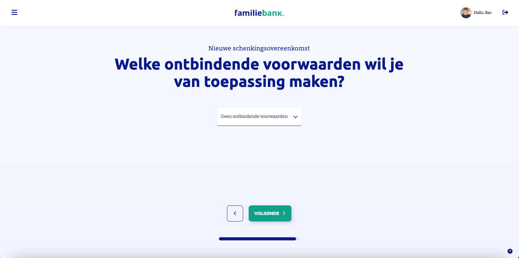 Stap 15 in Familiebank