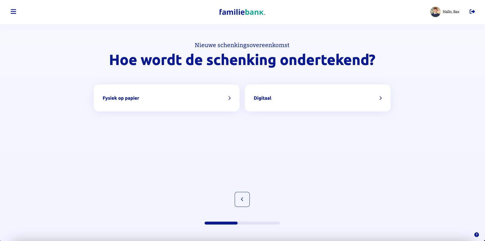 Stap 16 in Familiebank