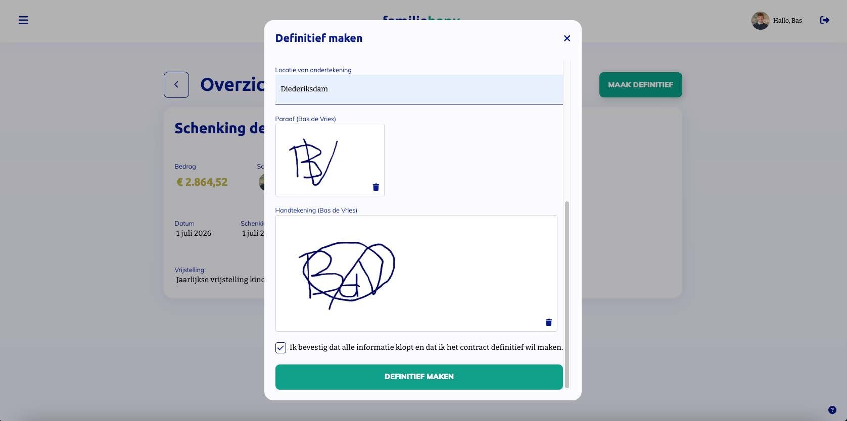 Stap 21 in Familiebank