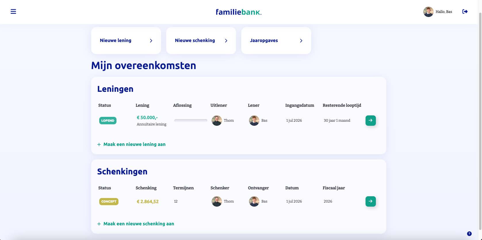Stap 23 in Familiebank