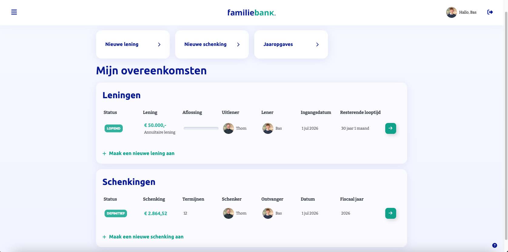 Stap 24 in Familiebank